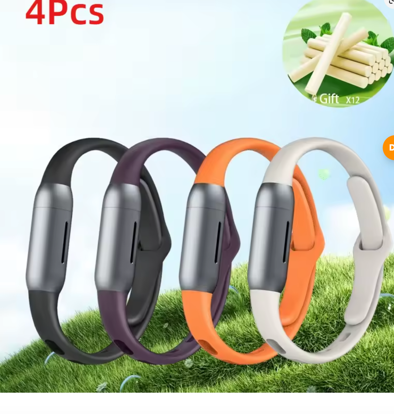 Xiaomi Bracelet anti-moustique d'huile essentielle pour adultes et enfants