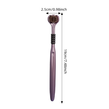 2 pièces/boîte - Brosses à dents pour adultes avec poils souples en PBT, embouts arrondis, triple enveloppement pour le nettoyage de la langue et manches ergonomiques
