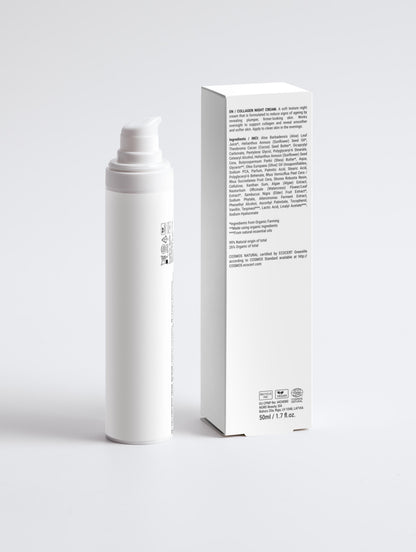 Crème de nuit anti-âge au collagène